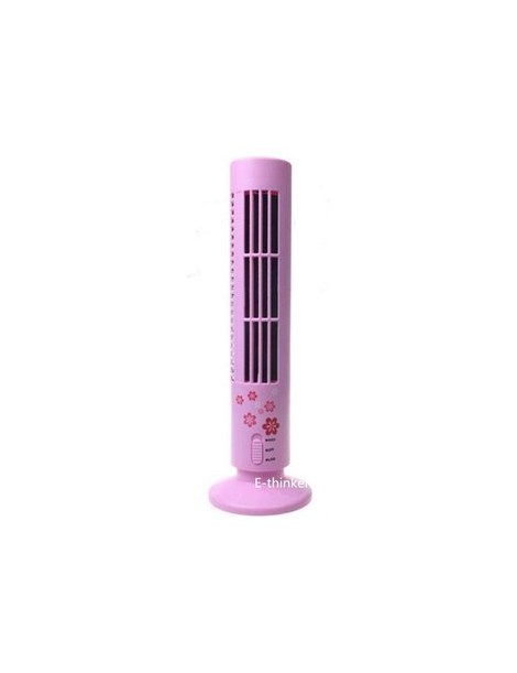 E-Thinker Ventilador del aire acondicionado MINI Ventilador USB – Rosa - Envío Gratuito