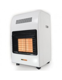 Calefactor de Ambiente Heat Wave HG3X Gas LP 3 Radiantes – Blanco - Envío Gratuito
