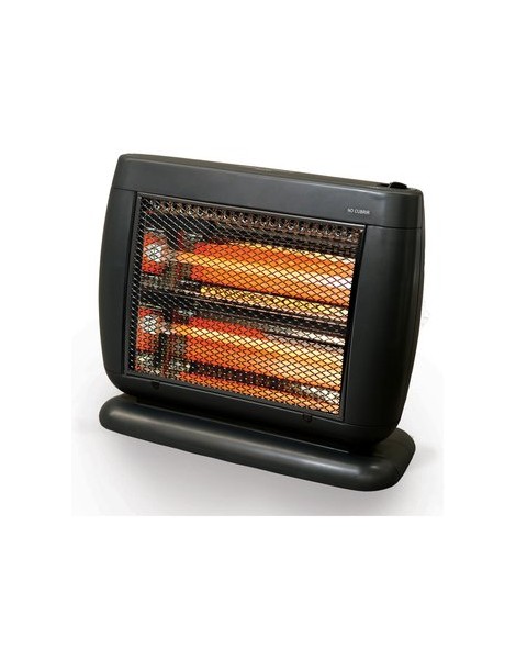 Calefactor de Cuarzo Heat Wave HQ850 2 Niveles-Gris - Envío Gratuito