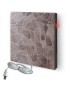 Calefactor de Pared Ultradelgado de Porcelanato Piedras 55x55cm 330w CalorSolar CERATI