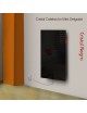 Calefactor de Pared Ultradelgado de Vidrio Cristal Negro 90x60cm 550w CalorSolar CERATI 343CaSol-N3 -Negro - Envío Gratuito