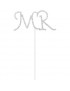 Generic "MR" Pastel Topper Tarta Adorno Cristal Rhinestone Boda Aniversario Decorar