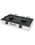 Parrilla De Gas 2 Quemadores Color Blanco Foset