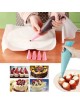 Generic Set MANGA PASTELERA Pastel Tarta Helado Jeringa Tuberia Decor DIY Tool Nueva - Envío Gratuito