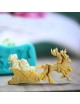 Generic Molde Silicona Hornear Pastel Dulces Jabón DIY Craft Decor Navidad Trineo Santa - Envío Gratuito