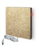 Calefactor de Pared Ultradelgado de Porcelanato Camberra 55x55cm 330w CalorSolar CERATI 301CaSol -Café con tonos medios y claros