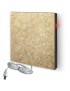 Calefactor de Pared Ultradelgado de Porcelanato Camberra 55x55cm 330w CalorSolar CERATI 301CaSol -Café con tonos medios y claros