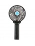 Mini USB portátil del ventilador del Plegable velocidad ajustable recargable portátil -- Negro