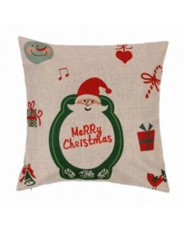 Navidad De Los Alces De La Vendimia Ciervos Santa Claus Cojín Sofá Cama Inicio Funda De Almohada Decoración - Envío Gratuito