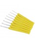 MagiDeal 8x Gancho Gancho Crochet Hooks Agujas Tejer Hand Tools Plástico Amarillo 2.5-6mm