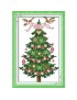 13 * 21cm DIY Del Nuevo Del Estilo Del Patrón De Punto De Cruz Conjunto Bordado Costura Árbol De Navidad