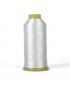 MagiDeal Carrete De Hilo De Bordar De Poliéster Para La Máquina De Coser 108d / 2 Blanco