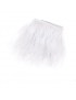 Generic Plumas De Avestruz Teñidas Franja 1 Yard Recorte Blanco Ostrich feather fringe