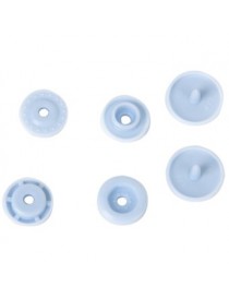 Generic 12mm 50 Sets Botones A Presión De Resina Sujetadores De Plástico Bricolaje - Azul Bebé - Envío Gratuito