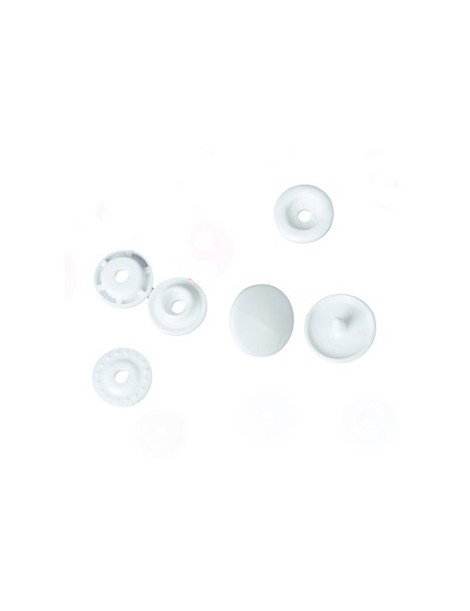 Generic 12mm 50 Sets Plástico Resina Botones Cierres Rápidos DIY - Blanco Snap Buttons - Envío Gratuito