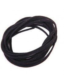 Generic 3mm Negro Cable Acuden Plana De Collar Pulsera 20m - Envío Gratuito