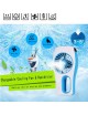 Portable 2 In 1 USB Mini Humidifier + Air Cooling Fan DC 5V Office Air Diffuser Mist Maker - Envío Gratuito
