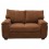 Love Seat Moderno Berlin Fabou Muebles - Cocoa