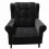 Sillon Moderno Lander Fabou Muebles - Negro