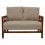 Love Seat Moderno Dasha Fabou Muebles