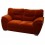 Love Seat Moderno Pekin Fabou Muebles - Brick