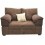 Love Seat Moderno Copenhague Fabou Muebles - Café