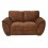 Love Seat Moderno Pekin Fabou Muebles - Cocoa