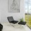 Sillón Ocasional DIMMSA Madrid Tacto Piel-Negro