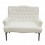 Banca Capitonada Paris Fabou Muebles - Blanca