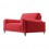 Sillón Link Suede - Rojo