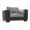 Sillón Trani Curry & Flother -Gris con Negro