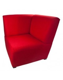 Sillón Esquinero, Vintage Home Designe, Zara, Tapizado en Tela Tipo Lino- Multicolor - Envío Gratuito