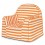 PKFFLROS Sillon de rayas-Naranja
