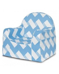 PKFFLRBZ Sillón zig-zag-Azul - Envío Gratuito