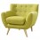 Sillón Individual, Vintage Home Designe, Green Seat, Tapizado Tipo Gamuza- Verde Limón