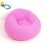 1Set Moda Flocado Inflable Sofá Bolso Silla Plegable Al Aire Libre Jardín Sofá Sala Mueble Esquina Sofa Cama Con Bomba -Rosado