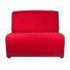 Sillón Love Seat, Vintage Home Designe, Zara, Tapizado en Tela Tipo Lino Relleno Hule Espuma- Multicolor - Envío Gratuito