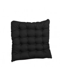 Cojín Silla Algodón Negro Sillón para Decorar Hogar Cocina - Envío Gratuito