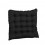 Cojín Silla Algodón Negro Sillón para Decorar Hogar Cocina