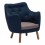 Sillon Individual marca Zuo modelo Liege - azul / 900064