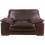 Sillón Acolchonado, Vintage Home Designe, Carly Piel, Estructura de Madera Tapizado Acolchonado-Multicolor