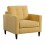 Sillon Individual marca Zuo modelo Savannah - dorado (amarillo crema) 100177