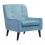 Sillon Individual marca Zuo modelo Coney - terciopelo Aqua (Azul claro) 100223