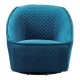 Sillon Individual marca Zuo modelo Pug Swivel - Azul marino / 100251 - Envío Gratuito