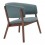 Silla ocasional marca Zuo modelo Chapel color azul 100155