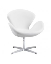 Silla ocasional marca Zuo modelo Pori - blanco / 500314 - Envío Gratuito