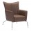 Silla ocasional marca Zuo modelo Ostend - cafe / 500509
