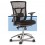 Silla sillon Ejecutivo Europeo S Respaldo Alto En Tela Y Base Cromada
