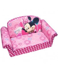 Sofa Cama Infantil Sillon Niña Minnie Mouse - Envío Gratuito