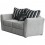 Love Seat Molderno Zebra Fabou Muebles - Gris
